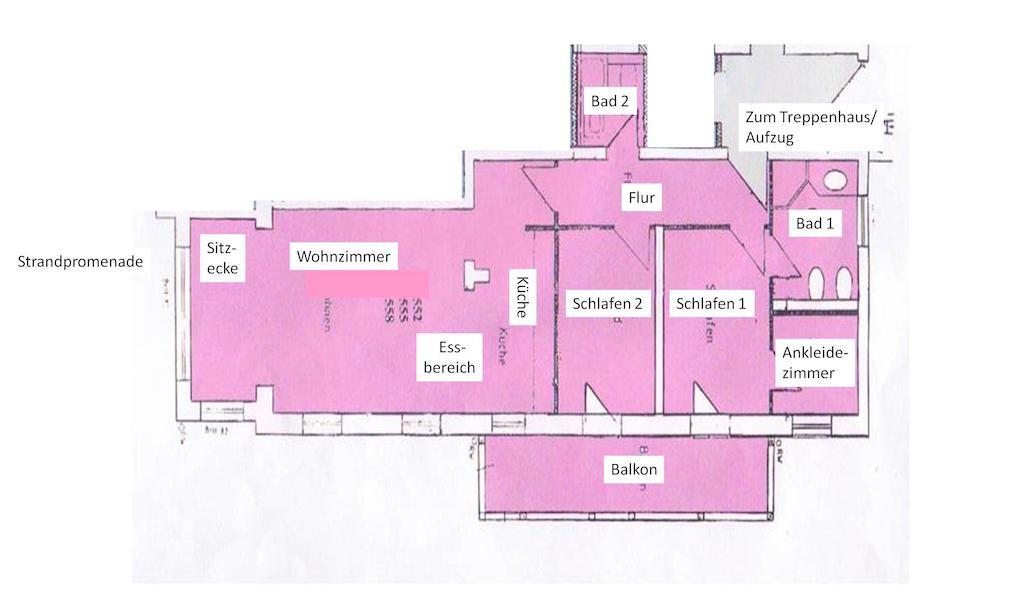 Meerblick-Appartement Villa Gudrun Binz Kültér fotó